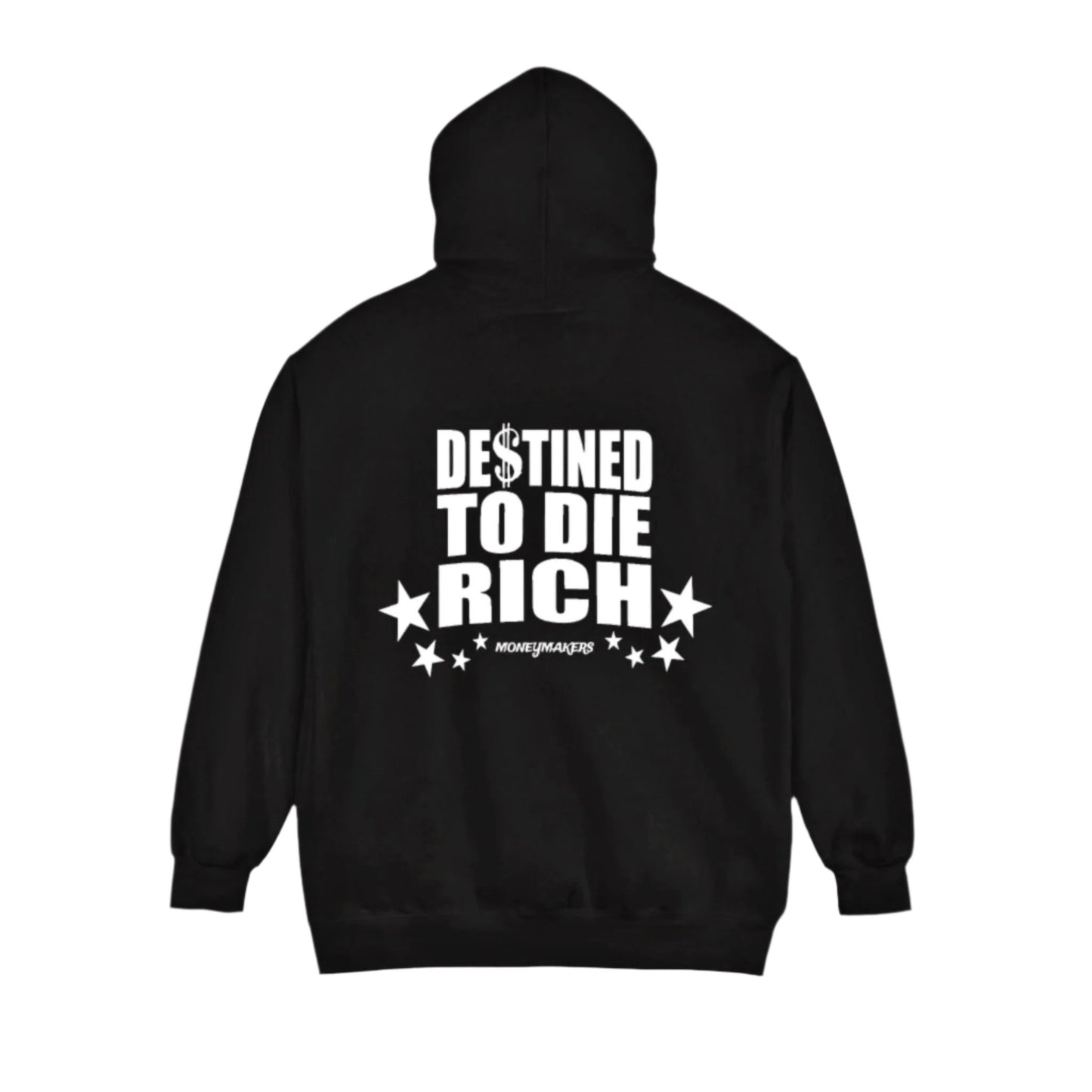 BLACK OVERSIZED HOODIE "DTDR"