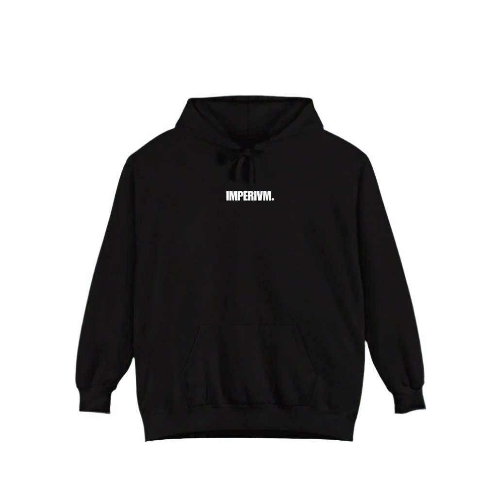 BLACK OVERSIZED HOODIE "DTDR"