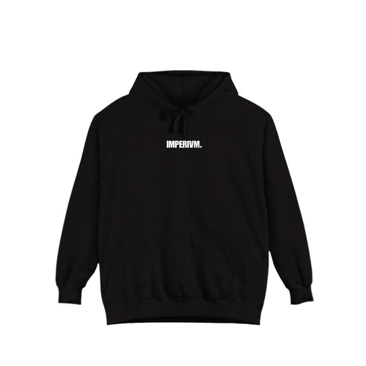 BLACK OVERSIZED HOODIE "DTDR"