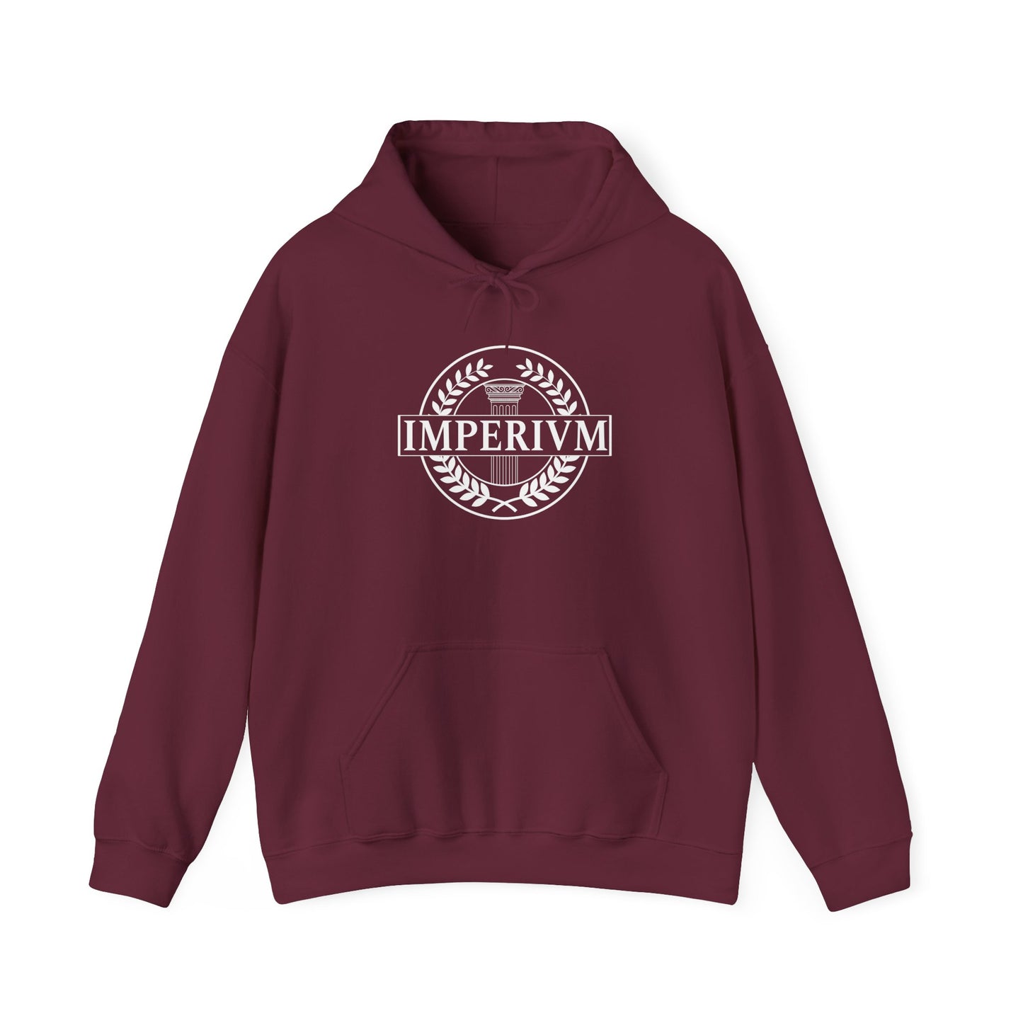 Unisex Logo Hoodie Maroon