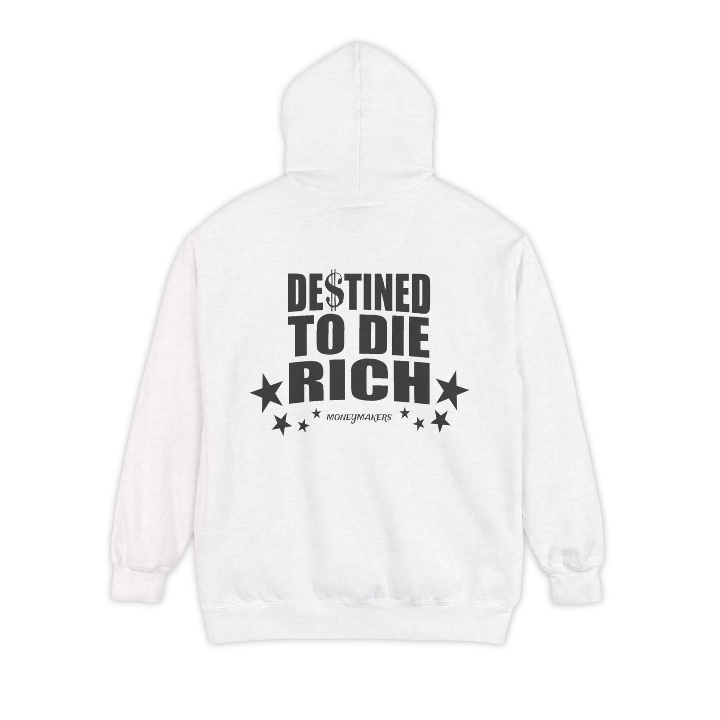 WHITE OVERSIZED HOODIE "DTDR"