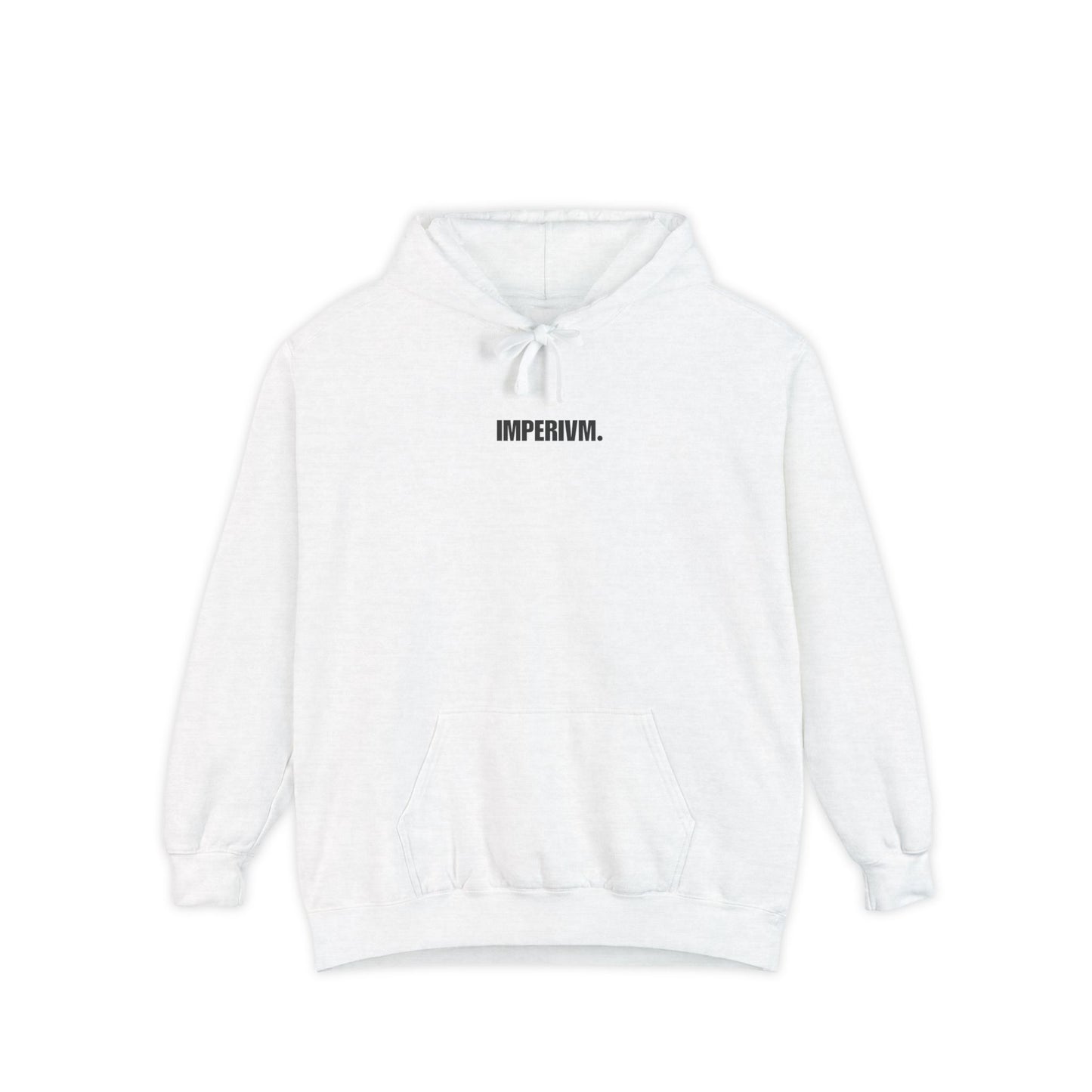 WHITE OVERSIZED HOODIE "DTDR"